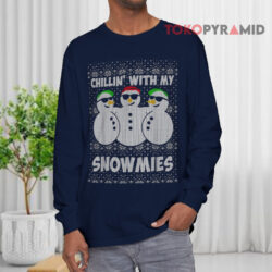 Chillin' With My Snowmies Christmas Long sleeved