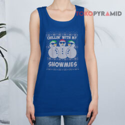 Chillin' With My Snowmies Christmas Tank Top