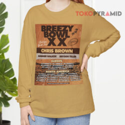Chris Brown Breezy Bowl Xx World Tour 2025 Long sleeved