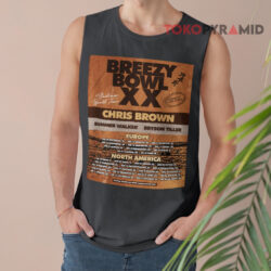 Chris Brown Breezy Bowl Xx World Tour 2025 Tank Top