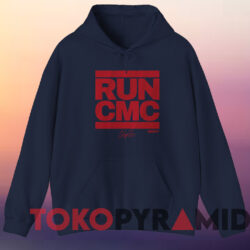 Christian Mccaffrey Run Cmc Shirt Navy Hoodie