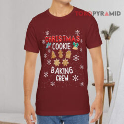 Christmas Cookie Baking Crew Cookie Exchange Santa T shirt