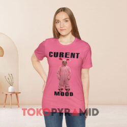 Christmas Current Mood Pink Bunny Pink T shirt