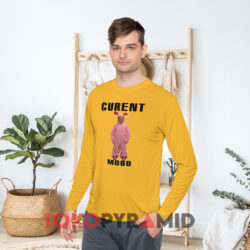 Christmas Current Mood Pink Bunny Yellow Long sleeved