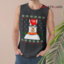 Christmas Fa La La LLaMa Sweatshirt 3 Christmas Fa La La Llama Tank Top