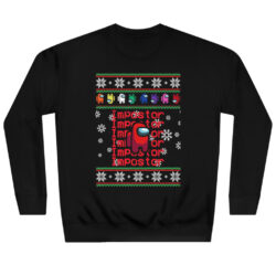 Christmas Impostor Among Us Sweatshirt 5 Christmas Impostor Among Us Sweatshirt