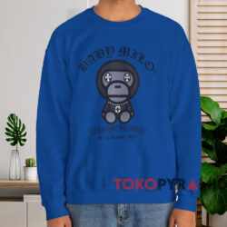 Chrome Hearts x Bape Baby Milo T-shirt 4 Chrome Hearts X Bape Baby Milo T shirt Blue Sweatshirt