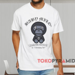 Chrome Hearts X Bape Baby Milo T shirt White T shirt