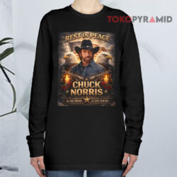 Chuck Norris Rest in Peace RIP Shirt 4 Chuck Norris Rest In Peace Rip Long sleeved