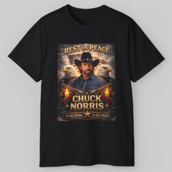 Chuck Norris Rest In Peace Rip T shirt