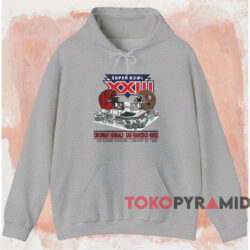 Cincinnati Bengals vs San Francisco 49ers T-shirt 2 Cincinnati Bengals Vs San Francisco 49ers T shirt Grey Hoodie