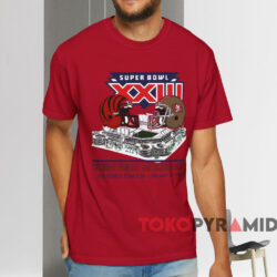 Cincinnati Bengals vs San Francisco 49ers T-shirt 1 Cincinnati Bengals Vs San Francisco 49ers T shirt Red T shirt