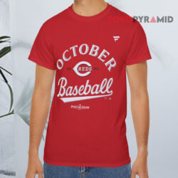 Cincinnati Reds October Baseball 2025 Shirt 4 Cincinnati Reds October Baseball 2025 Red T shirt