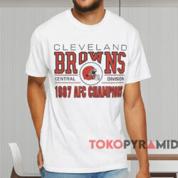 Cleveland Browns 1987 Afc Champions Shirt White T shirt