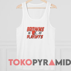 Cleveland Browns 2023 NFL Playoffs T-Shirt 4 Cleveland Browns 2023 Nfl Playoffs T shirt White TankTop