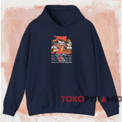 Cleveland Browns 75th Anniversary Signature Shirt Navy Hoodie