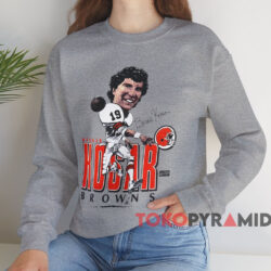 Cleveland Browns Bernie Kosar Caricature Shirt 4 Cleveland Browns Bernie Kosar Caricature Shirt Grey Sweatshirt