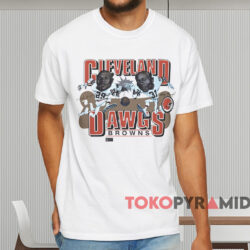 Cleveland Browns Dawg Pound Dixon Minnifield Shirt White T shirt