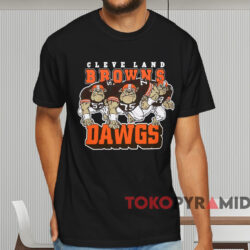 Cleveland Browns Dawg Shirt Black T shirt