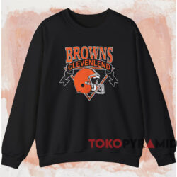Cleveland Browns Logo 7 Shirt Black Sweatshirt