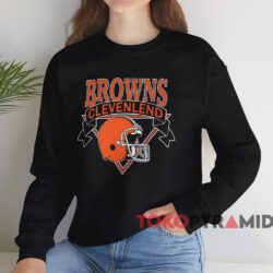 Cleveland Browns Logo 7 Shirt Black Sweatshirt