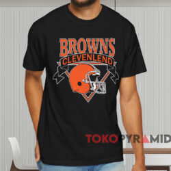 Cleveland Browns Logo 7 Shirt Black T shirt