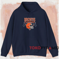 Cleveland Browns Logo 7 Shirt Navy Hoodie