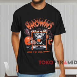 Cleveland Browns Taz Bad To The Bone Shirt Black T shirt
