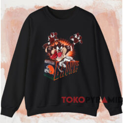 Cleveland Browns Taz Looney Tunes Shirt 3 Cleveland Browns Taz Looney Tunes Shirt Black Sweatshirt