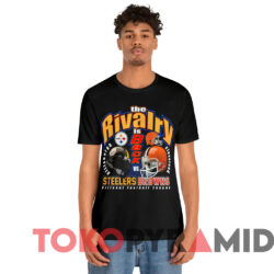 Cleveland Browns Vs Pittsburgh Steelers The Rivalry T shirt Black T shirt