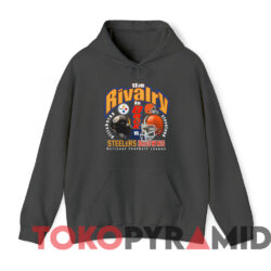 Cleveland Browns VS Pittsburgh Steelers The Rivalry T-shirt 2 Cleveland Browns Vs Pittsburgh Steelers The Rivalry T shirt Dark Heather Hoodie