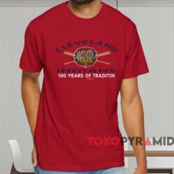 Cleveland Indians 100 Years Of Traditon Shirt Red T shirt