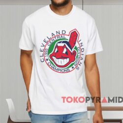 Cleveland Indians 1995 Central Division Champions Shirt White T shirt
