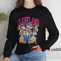 Cleveland Indians 1995 Division Champs Caricature Shirt 3 Cleveland Indians 1995 Division Champs Caricature Shirt Black Sweatshirt