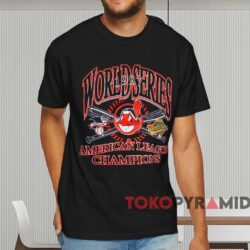 Cleveland Indians 1997 World Series Shirt Black T shirt