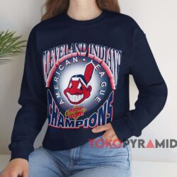 Cleveland Indians American League Champions Shirt 3 Cleveland Indians American League Champions Shirt Navy Sweatshirt