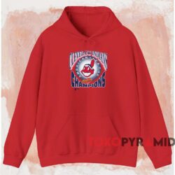 Cleveland Indians American League Champions Shirt 2 Cleveland Indians American League Champions Shirt Red Hoodie