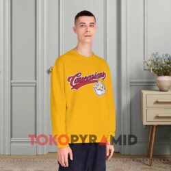 Cleveland Indians Caucasians Shirt 1 Cleveland Indians Caucasians Yellow Sweatshirt