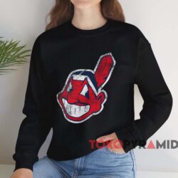 Cleveland Indians Chief Wahoo Vintage Logo Shirt 3 Cleveland Indians Chief Wahoo Vintage Logo Shirt Black Sweatshirt