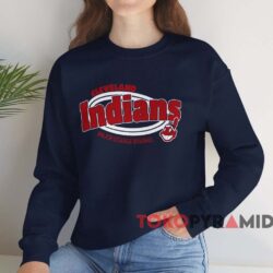 Cleveland Indians Major Leguage Baseball Shirt 3 Cleveland Indians Major Leguage Baseball Shirt Navy Sweatshirt