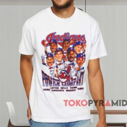 Cleveland Indians Power Company Shirt White T shirt