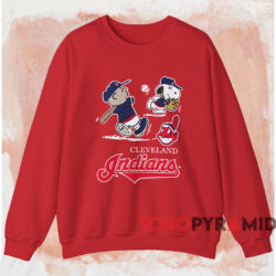Cleveland Indians Snoopy Charlie Brown Shirt 3 Cleveland Indians Snoopy Charlie Brown Shirt Red Sweatshirt