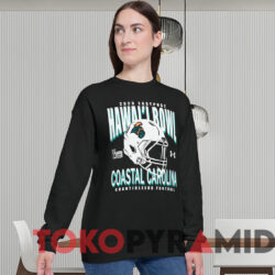 Coastal Carolina Chanticleers 2023 Easypost Hawaii Bowl T-shirt 2 Coastal Carolina Chanticleers 2023 Easypost Hawaii Bowl T shirt Black Sweatshirt