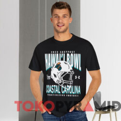 Coastal Carolina Chanticleers 2023 Easypost Hawaii Bowl T shirt Black T shirt