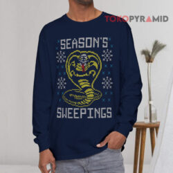 Cobra Snake Season's Sweepings Ugly Christmas Sweatshirt 4 Cobra Snake Season's Sweepings Ugly Christmas Long sleeved