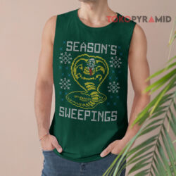 Cobra Snake Season's Sweepings Ugly Christmas Sweatshirt 3 Cobra Snake Season's Sweepings Ugly Christmas Tank Top
