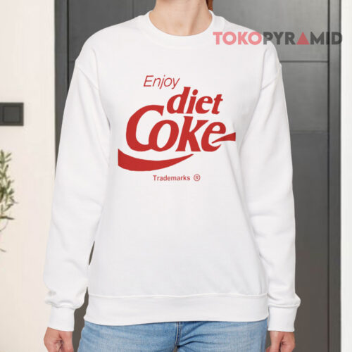 Coca cola Enjoy Diet Coke Trademarks Sweatshirt Coca cola Enjoy Diet Coke Trademarks Sweatshirt
