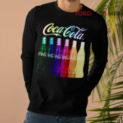 Coca cola Rainbow Multi Bottles Long sleeved
