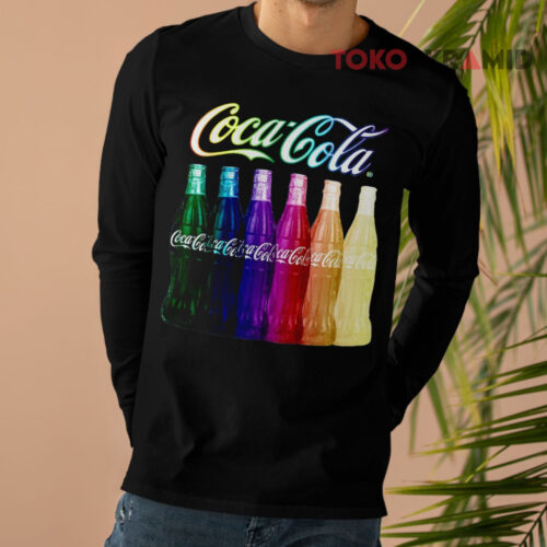 Coca cola Rainbow Multi Bottles Long sleeved Coca cola Rainbow Multi Bottles Long sleeved