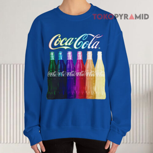 Coca cola Rainbow Multi Bottles Sweatshirt Coca cola Rainbow Multi Bottles Sweatshirt